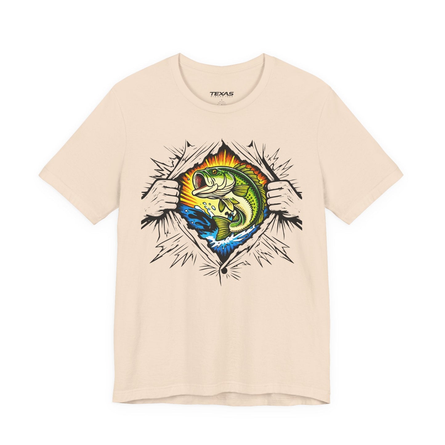 Texas Rigged Tees Fishing Is My Superpower — Unisex Cotton Tee