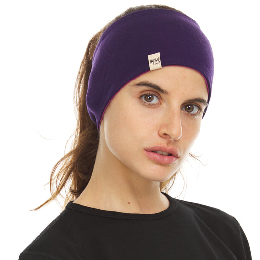 Minus33 Midweight - Reversible Headband 100% Merino Wool