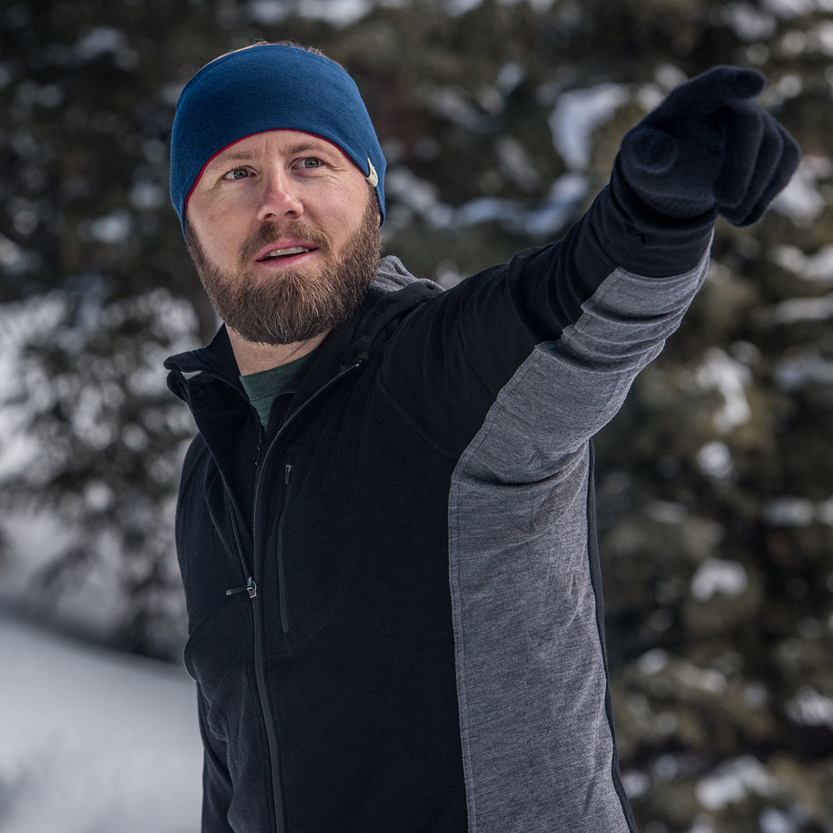 Minus33 Midweight - Reversible Headband 100% Merino Wool