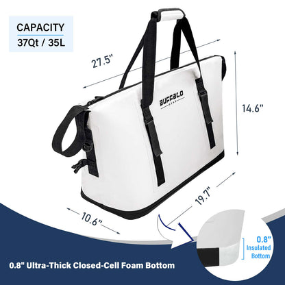 Buffalo Gear 37QT Fish Cooler Bag With Seamless Insulation