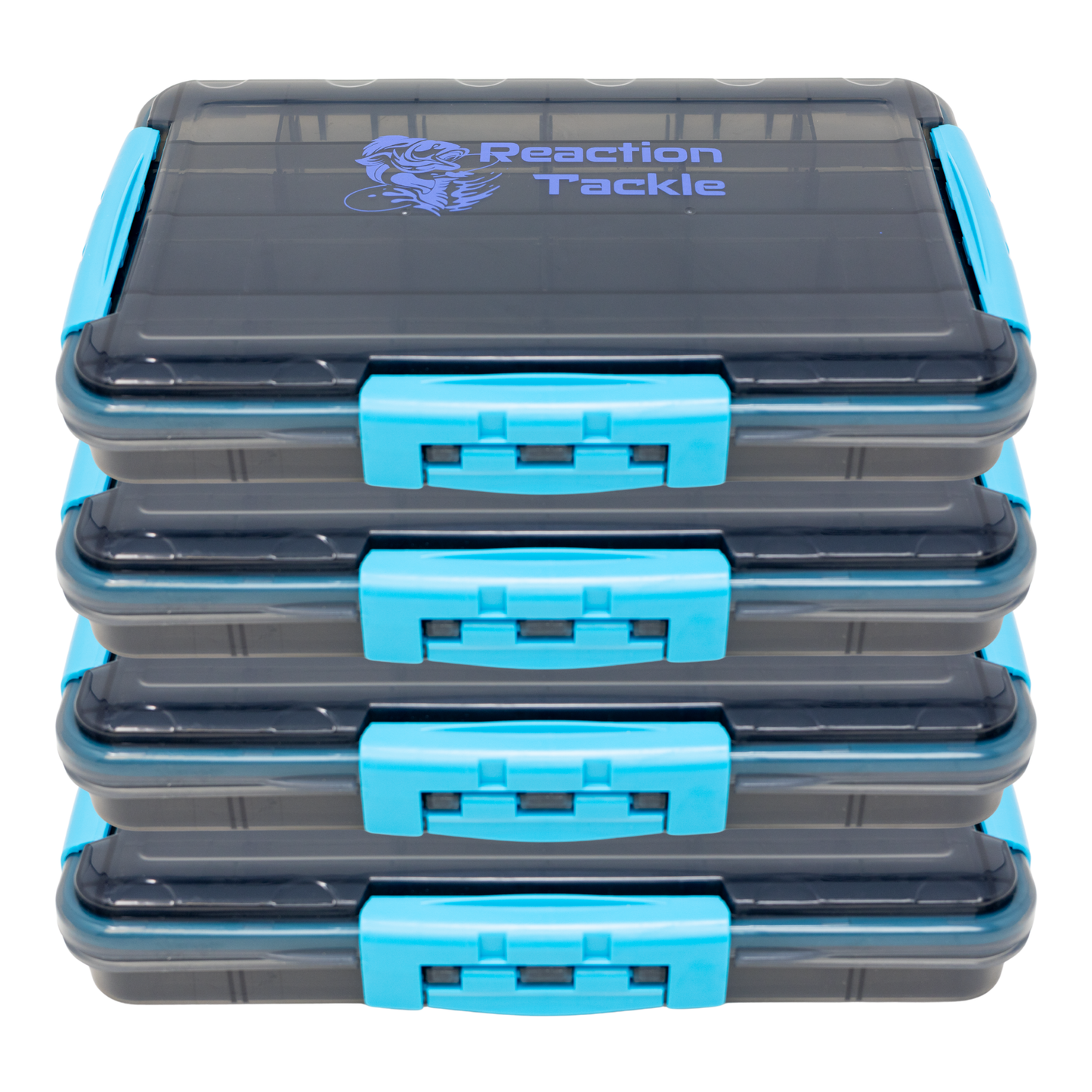 Reaction Tackle Premium Tackle Tray- High Performance and Waterproof with 3 Resilient Clips