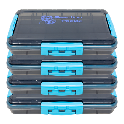 Reaction Tackle Premium Tackle Tray- High Performance and Waterproof with 3 Resilient Clips