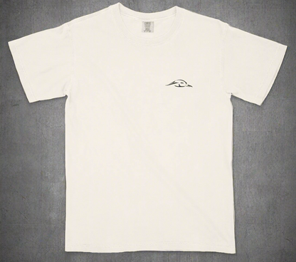 American Flyway Waterfowl Vintage Wood Duck Logo Design in Ivory