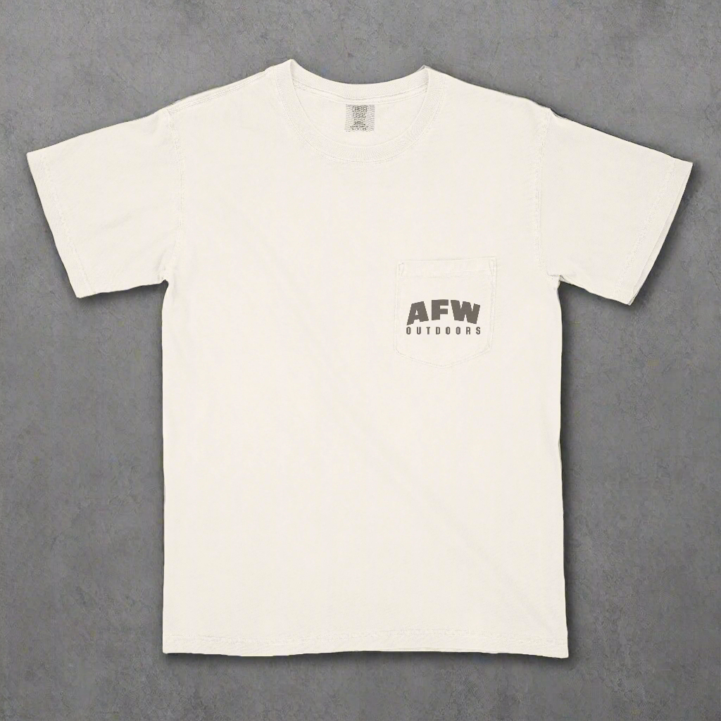 American Flyway Waterfowl Flying Pheasant Ivory with Pocket