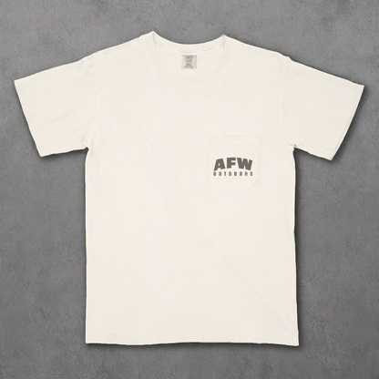 American Flyway Waterfowl Flying Pheasant Ivory with Pocket