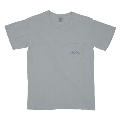 American Flyway Waterfowl Stars and Stripes Tee - Grey