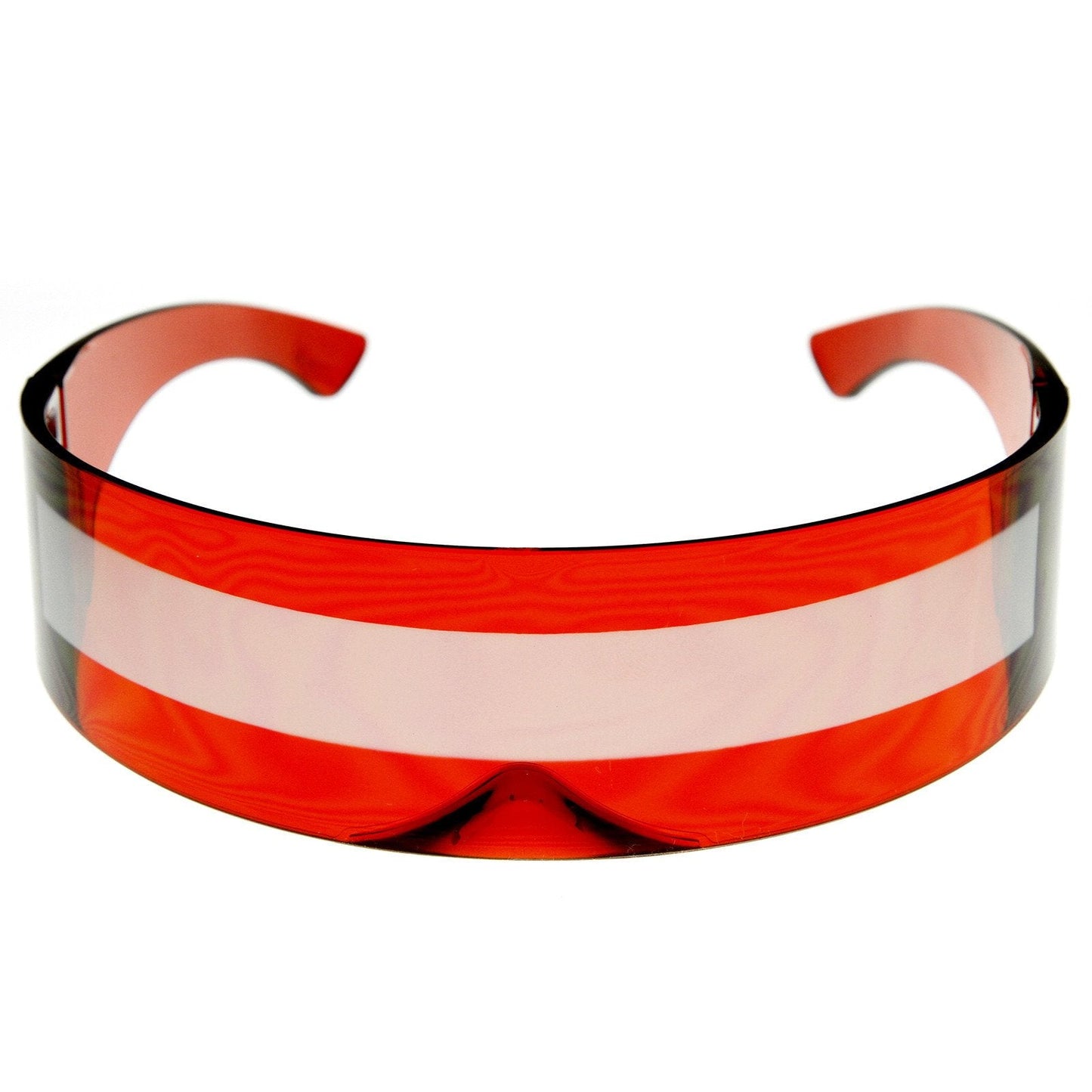 zeroUV Futuristic Retro Mirror Wrap Around Shield Sunglasses 8762