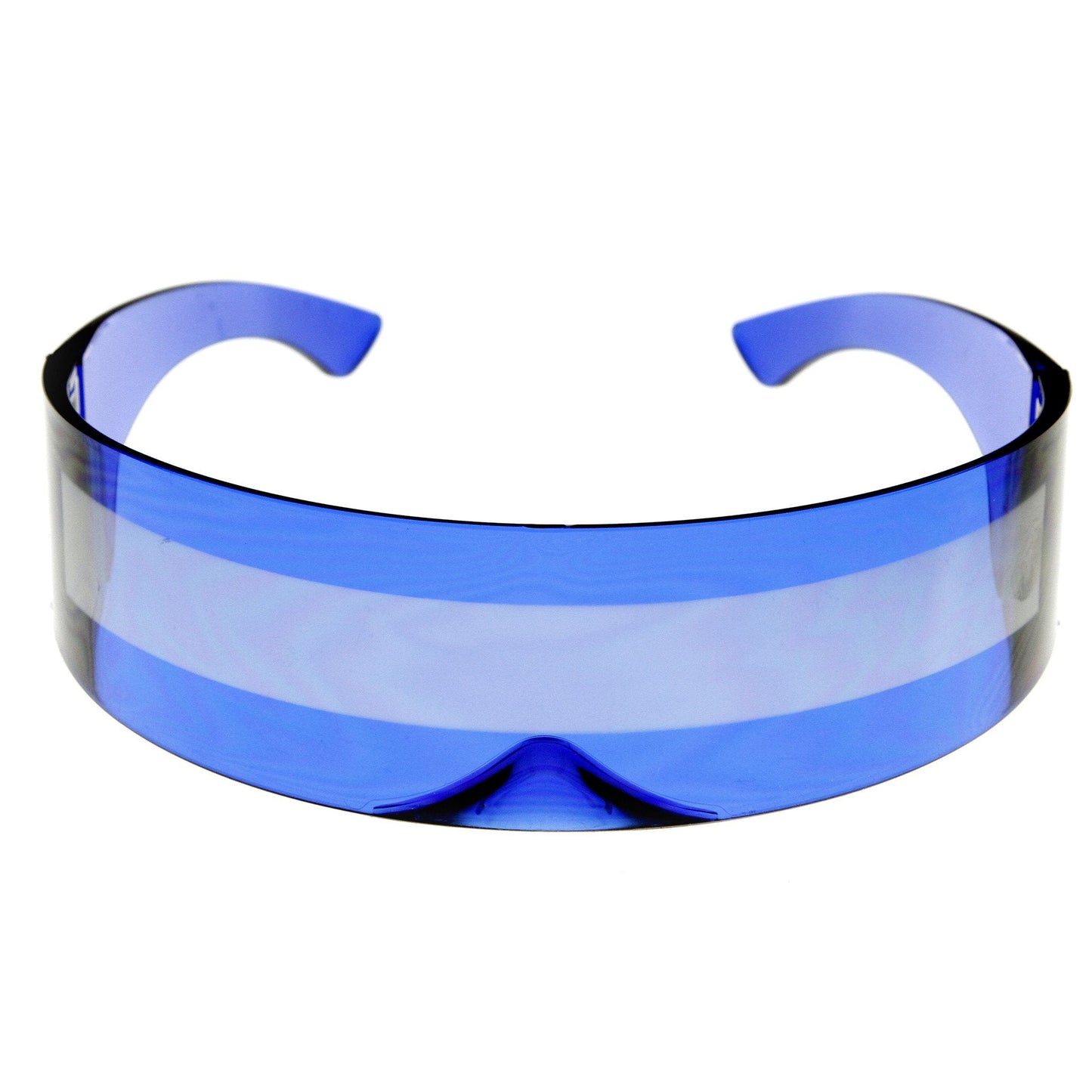 zeroUV Futuristic Retro Mirror Wrap Around Shield Sunglasses 8762