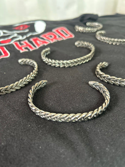 Hustlin Hippie HANDMADE 316 Stainless Steel Bracelet by T.Hawley