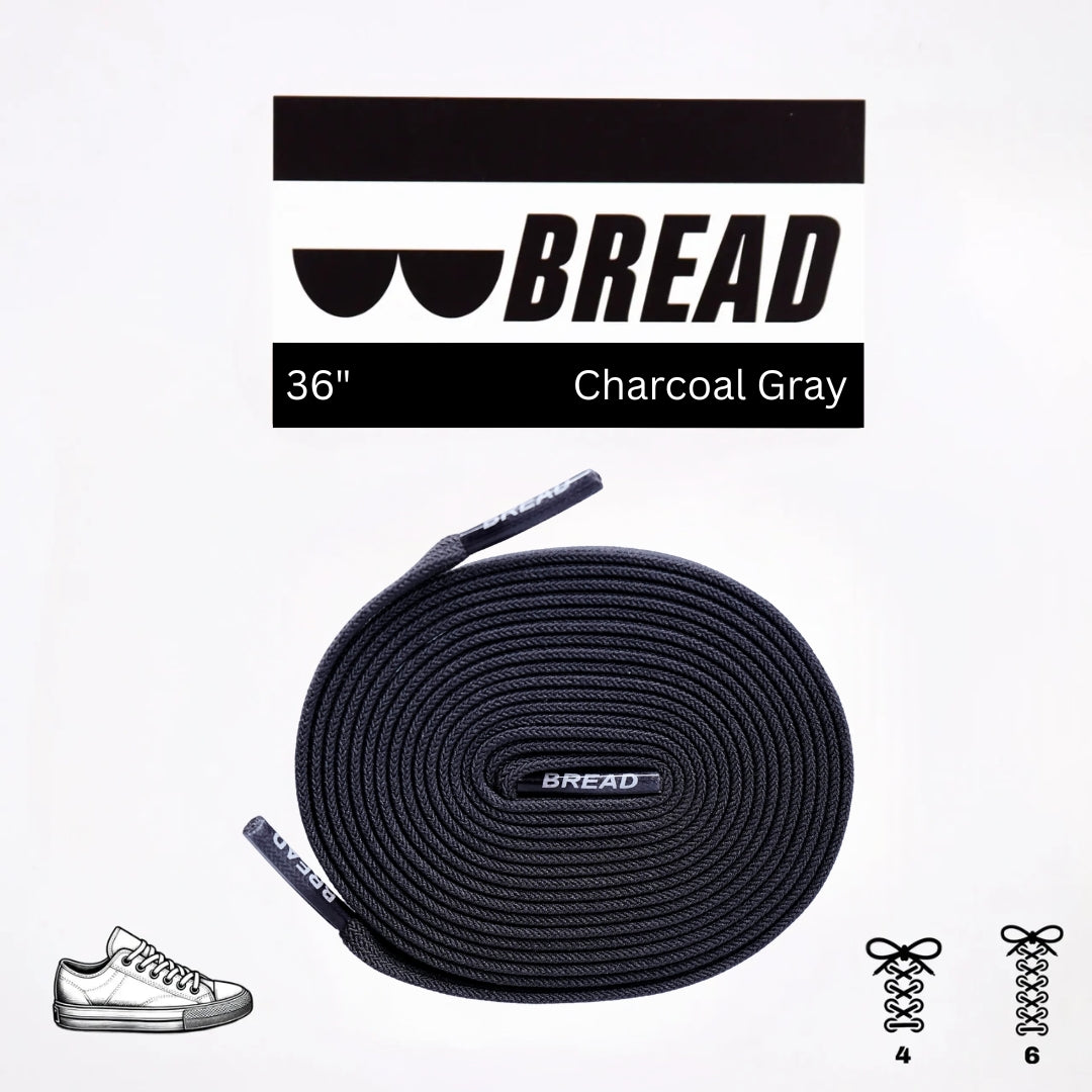 Lace Bread Charcoal Grey