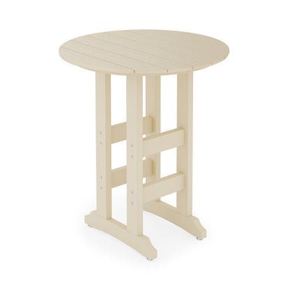 SoPoly 36" Round Bar Table