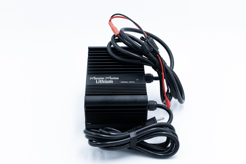 Monster Marine Lithium 36v 10A Waterproof Lithium Battery Charger