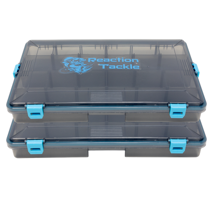 Reaction Tackle Standard Tackle Tray- Sturdy and Waterproof with 4 Reliable Clips