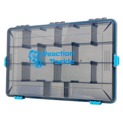 Reaction Tackle Standard Tackle Tray- Sturdy and Waterproof with 4 Reliable Clips