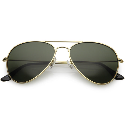 zeroUV  - Original Classic Metal Military Aviator Sunglasses 1041 58mm