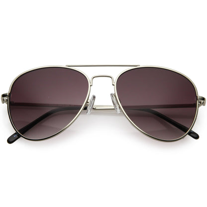 zeroUV  - Medium Classic Retro Metal Frame Aviator Sunglasses 53mm 1372