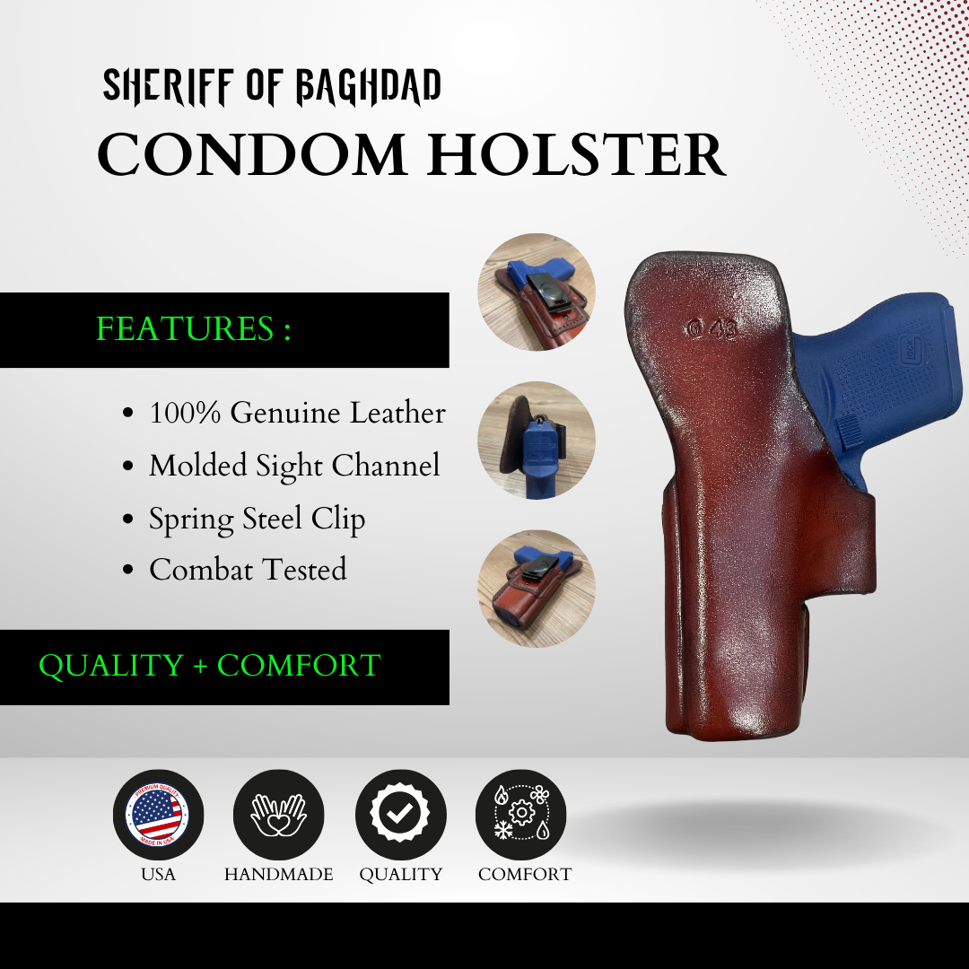 SOB Tactical - Handmade Leather Condom Holster