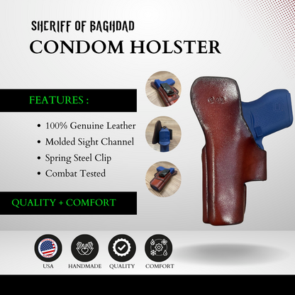 SOB Tactical - Handmade Leather Condom Holster