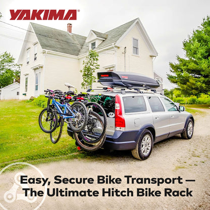 Yakima RidgeBack Tilt Away Hitch Bike Rack Holds 4 Bikes for Cars, SUVs, Trucks