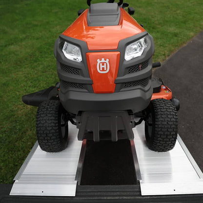 EZ-ACCESS TRAVERSE 2 Foot Singlefold Edgeless Portable Loading Ramp, Silver