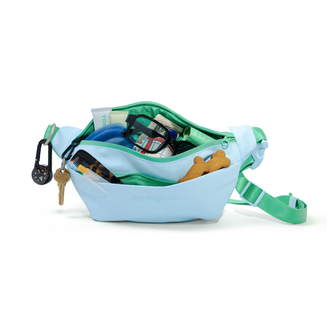 Springland Pets Hands-Free Dog Walking Bag with 4ft Leash