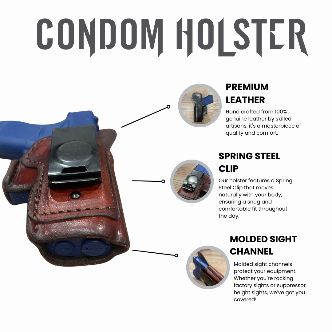 SOB Tactical - Handmade Leather Condom Holster