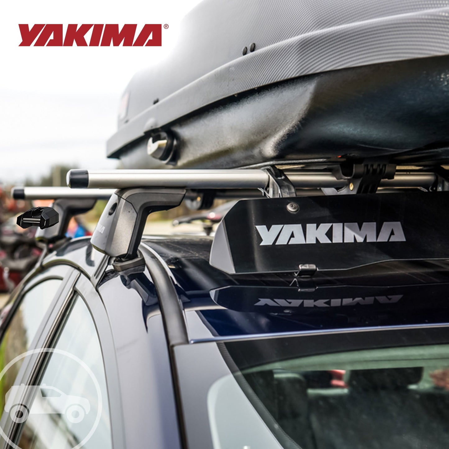 Yakima 70 Inch Pair JetStreamRoof Rack Crossbars, Compatible w/StreamLine Towers