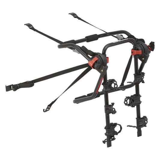 Yakima HangOut Car Trunk Compact Foldable 3 Bicycle Mount Rack Carrier, Black