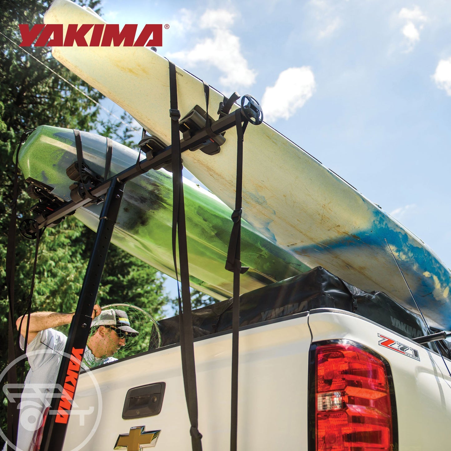 Yakima 3 Pound Aluminum LongArm Height Extension for LongArm Bed Extender, Black