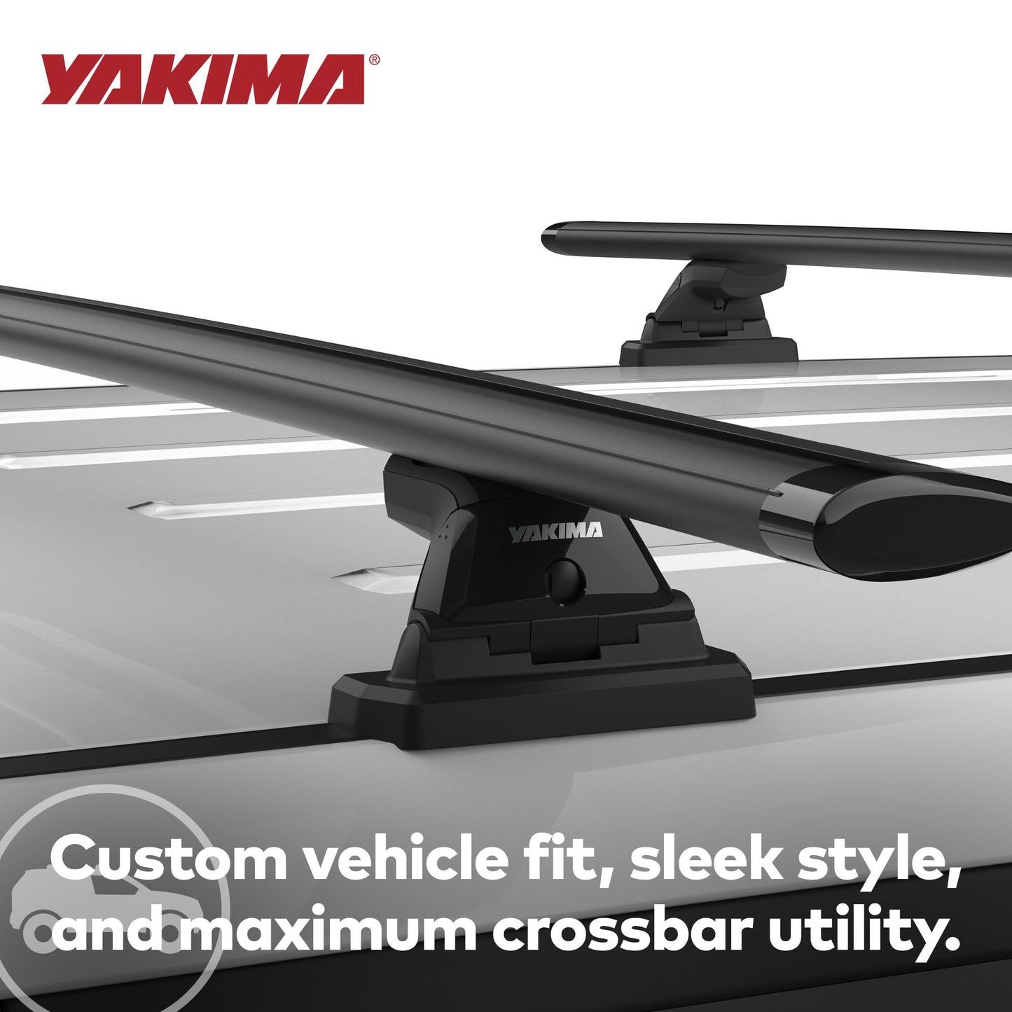 YAKIMA Landing Pad 29 Fixed Point Tower Installation Mounts for Rail Rooftops