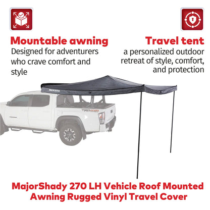 Yakima MajorShady 270 LH Vehicle Roof Mounted Awning Rugged Vinyl Travel Cover