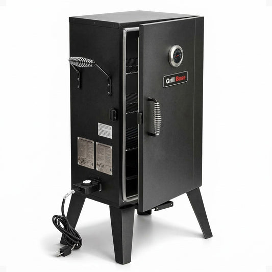 Grill Boss 1500 Watt Electric Vertical Smoker with 531 Sq In Cooking Area, Black