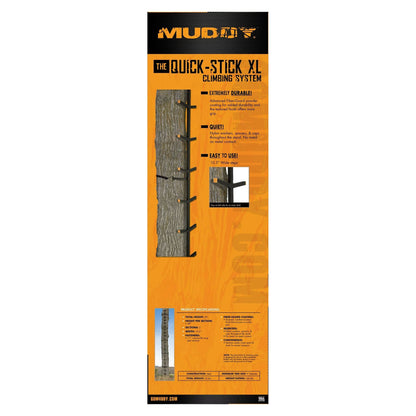 Muddy Outdoors Quick Stick XL Climbing Stick with Powder Coated Finish, Black