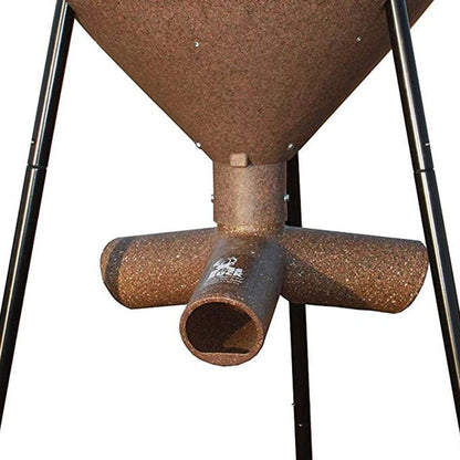 Boss Buck 200 Pound Gravity Fed Tripod Corn and Protein Pellet Feeder (2 Pack)