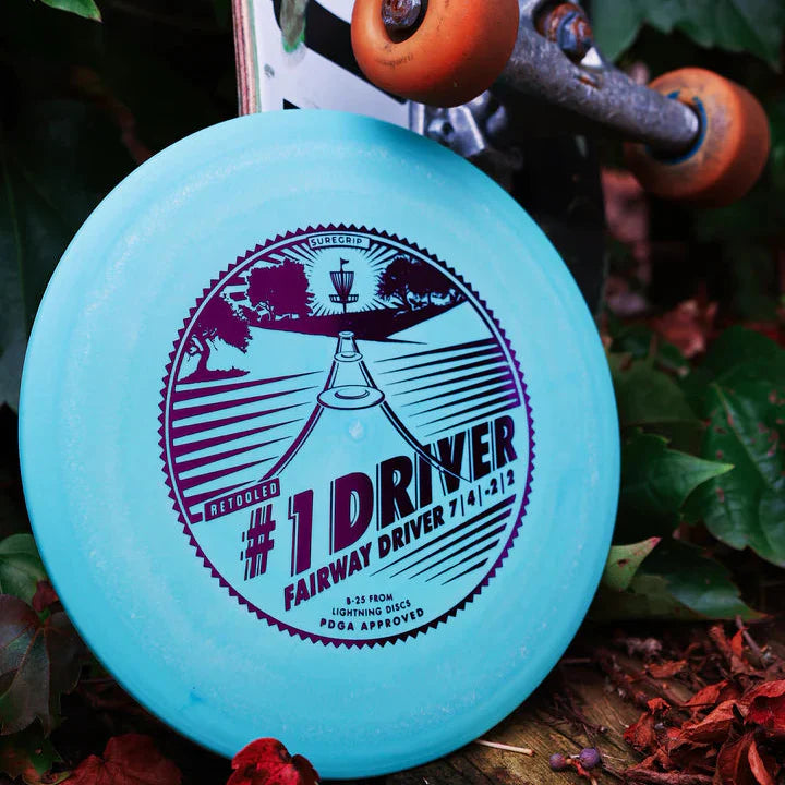 Gotta Go Gotta Throw Lightning Sure Grip #1 Driver [Retool] Fairway Driver Golf Disc