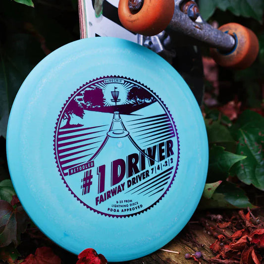 Gotta Go Gotta Throw Lightning Sure Grip #1 Driver [Retool] Fairway Driver Golf Disc