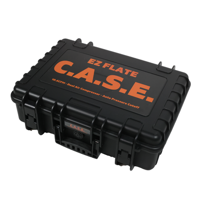 EZ Flate C.A.S.E. - 10.6 CFM Portable Dual Air Compressor
