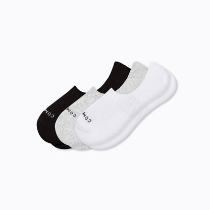 Comrad Combed Cotton No Show Socks – 3 Pack