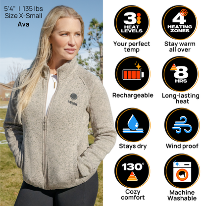 Weston Heated Fleece Jacket for Women