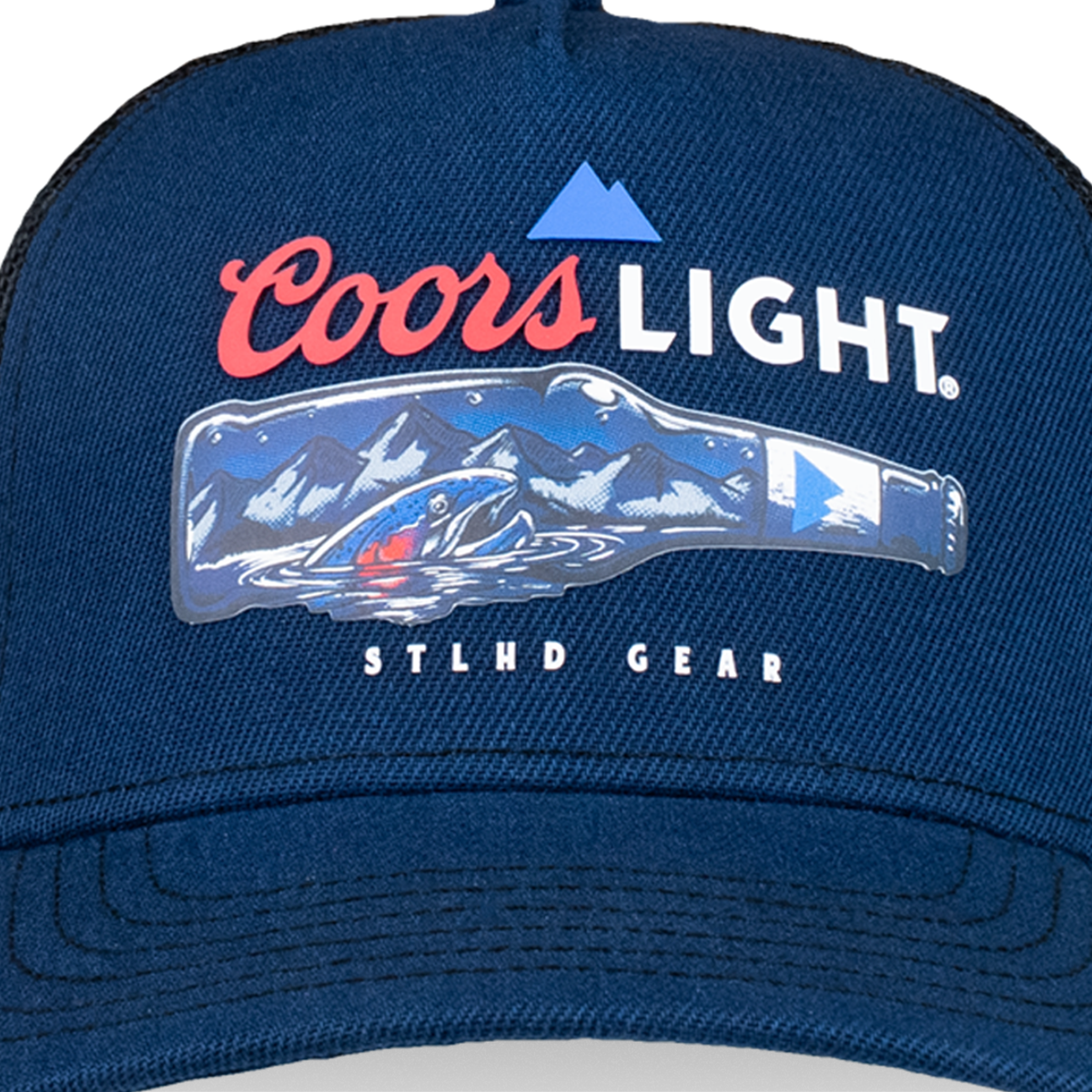 STLHD X Coors Light Bottlescape Trucker