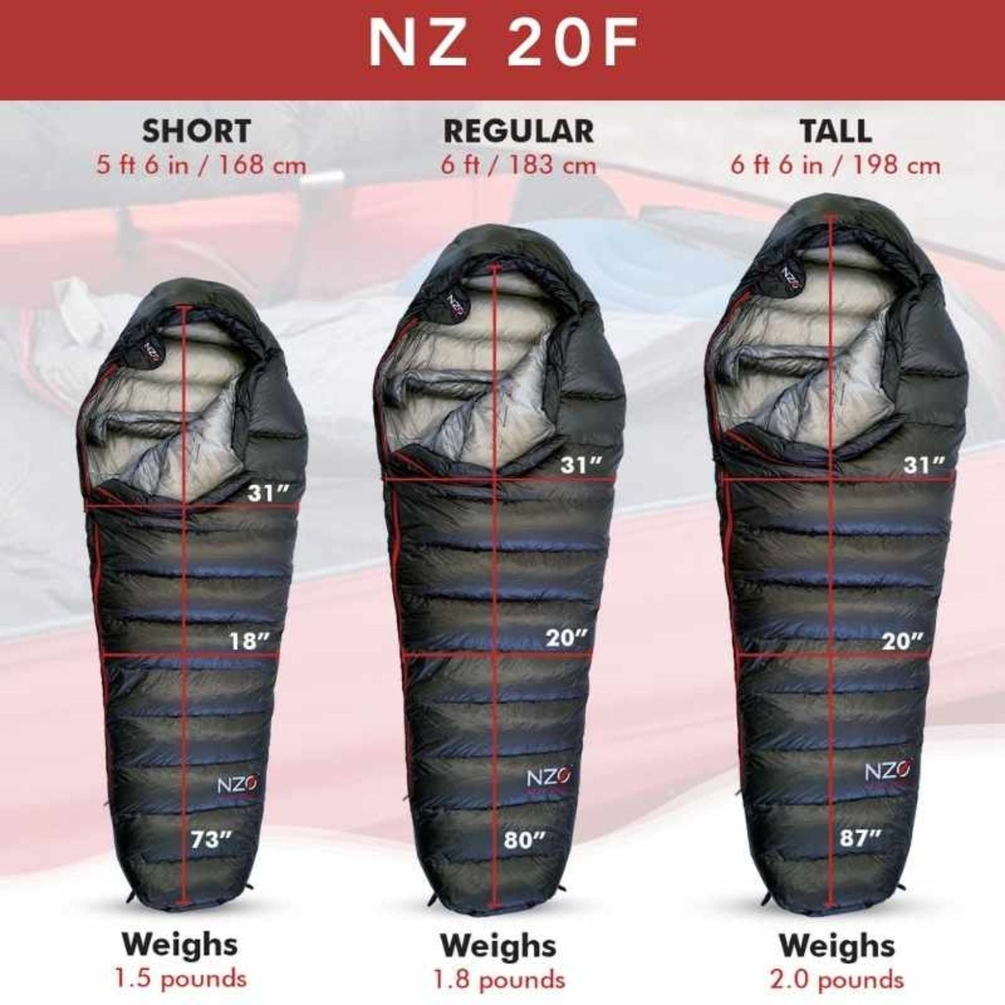 Near Zero 20 Mummy Sleeping Bag