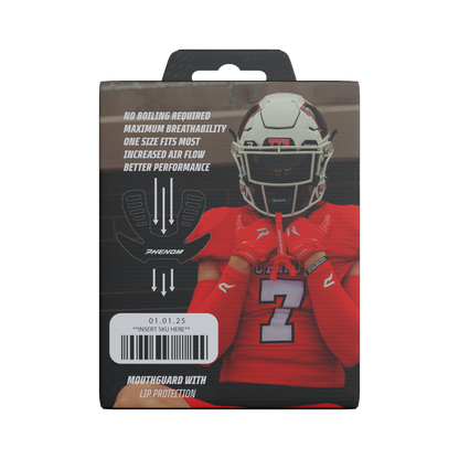 Phenom Elite Hexa-Flow™ 4.0 Football Mouthguard – Team Color Edition (Adult & Youth)