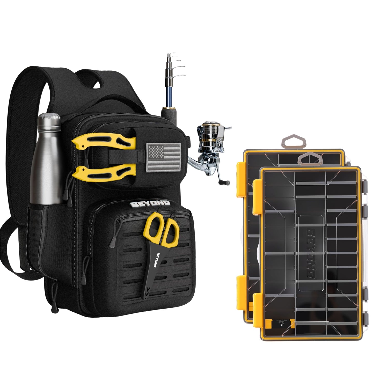 Beyond Fishing Voyager Tackle Bag With or Without Tackle Box