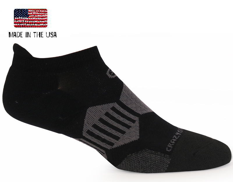 Crazy Compression Vadar Black - Elite Running Socks