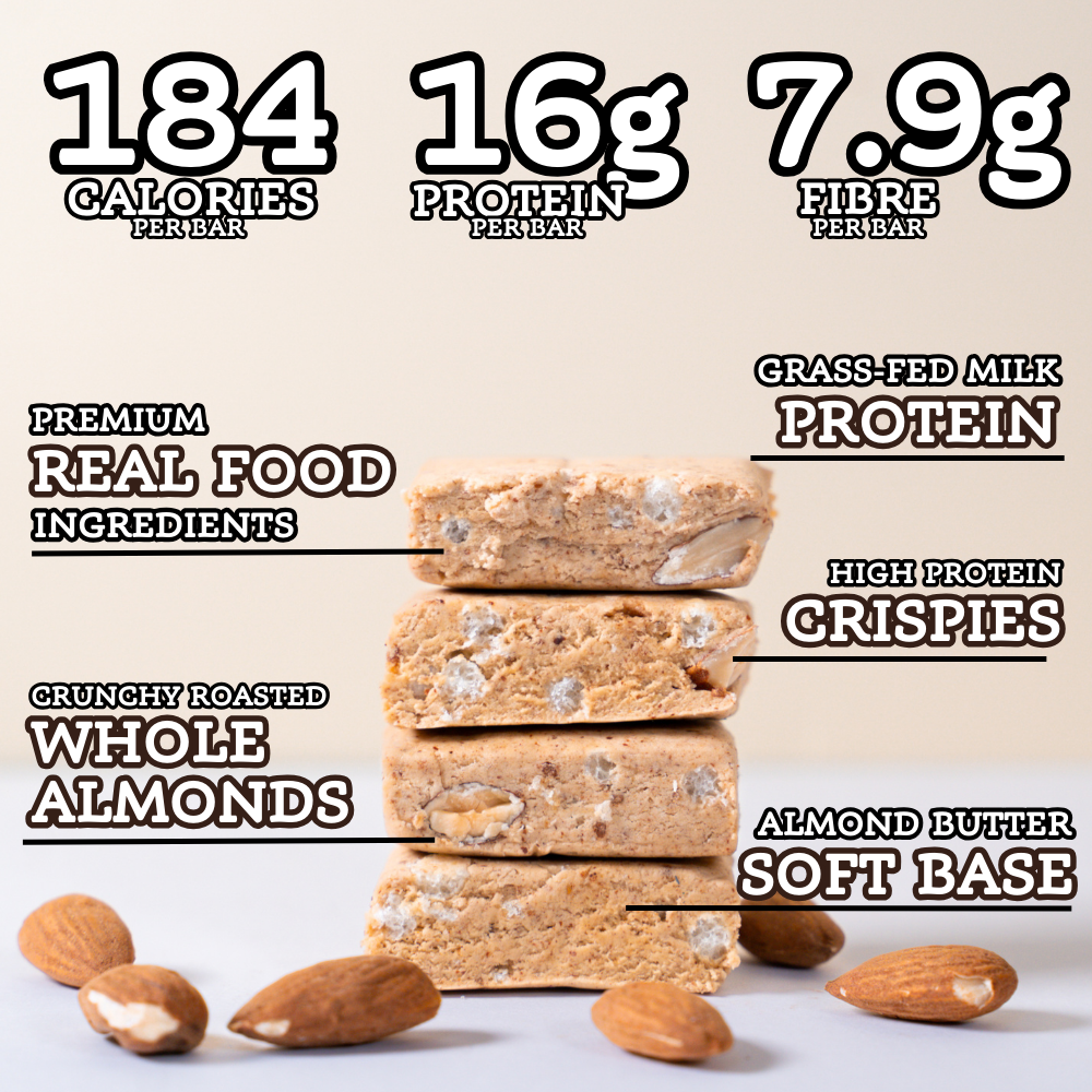 All Real Almond Vanilla Protein Bar 50g x 12 bars
