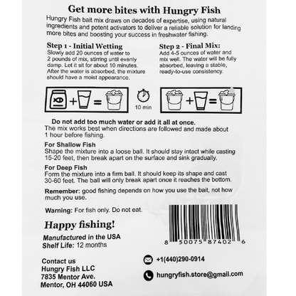 HungryFish GroundBait Mix - (Tutti Fruitti) 15.9oz