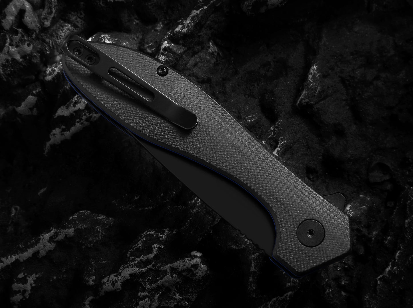 Holtzman's Gorilla Survival The Vector Folding Pocket Knife Giftset for Men and Women (Black)