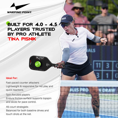 Warping Point NightBlade Pickleball Paddle - 16mm