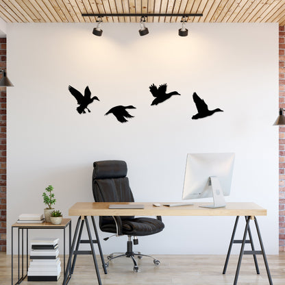 MetalPlex - Ducks - Metal Wall Art