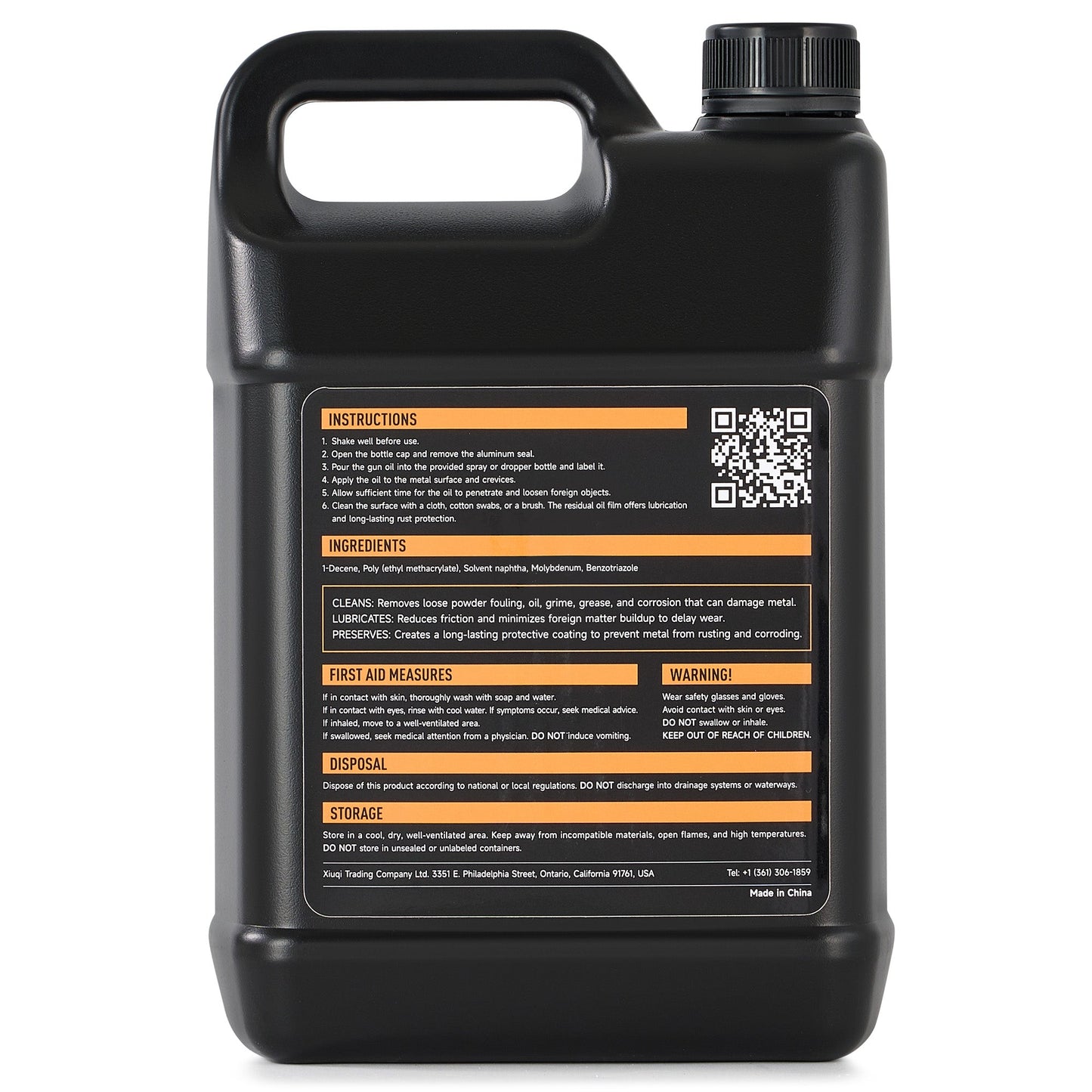 Pinty 3-in-1 CLP Gun Oil, 1 Gallon Gun Cleaner